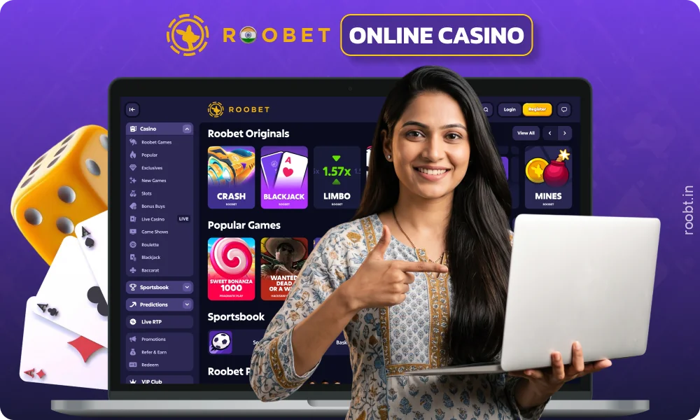 Roobet India offers more than 6,500 casino games